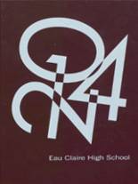Eau Claire High School 2014 yearbook cover photo