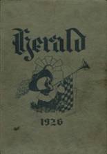 Springfield High School 1926 yearbook cover photo