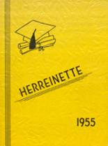 Herreid High School 1955 yearbook cover photo