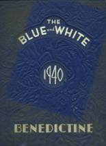 Benedictine High School 1940 yearbook cover photo