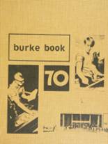 Burke High School 1970 yearbook cover photo