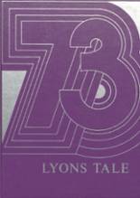 Lyons High School 1973 yearbook cover photo