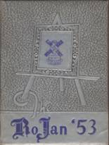 1953 Roeliff Jansen Central School Yearbook from Hillsdale, New York cover image
