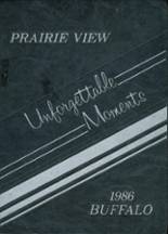 Prairie View High School 1986 yearbook cover photo