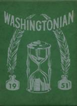 Washington High School 1951 yearbook cover photo