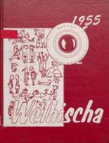 Wellsburg High School 1955 yearbook cover photo