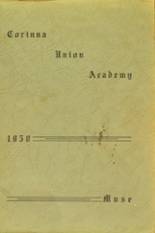 Corinna Union Academy 1950 yearbook cover photo