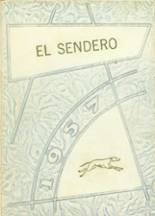 San Benito High School 1957 yearbook cover photo