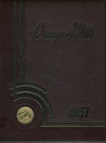 Orange High School 1951 yearbook cover photo