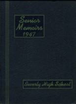 Beverly High School 1947 yearbook cover photo