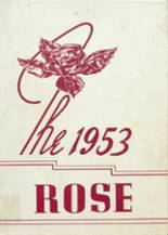 Wild Rose High School 1953 yearbook cover photo
