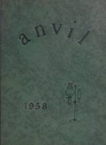 Harvey High School 1958 yearbook cover photo