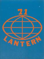 Lutheran High School 1971 yearbook cover photo
