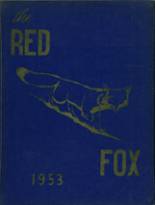 Foxboro High School 1953 yearbook cover photo