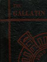 Gallatin County High School 1939 yearbook cover photo