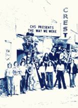 Crestline High School 1977 yearbook cover photo