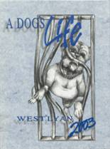 Westerly/Ward High School 2003 yearbook cover photo