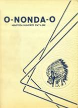 Nunda Central School 1966 yearbook cover photo