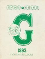 Greensboro High School 1993 yearbook cover photo