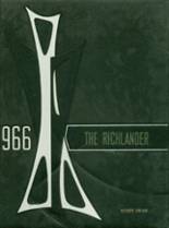 Richland High School 1966 yearbook cover photo