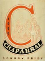 Chaparral High School 1988 yearbook cover photo