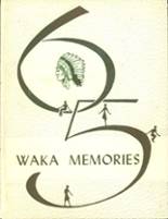 Wakarusa High School 1965 yearbook cover photo