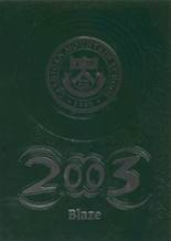 Cardigan Mountain School 2003 yearbook cover photo