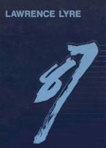 1987 Lawrence High School Yearbook from Fairfield, Maine cover image