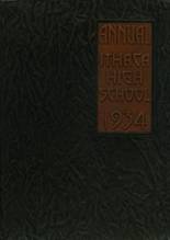 Ithaca High School 1934 yearbook cover photo