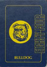Baltic Public High School 1984 yearbook cover photo