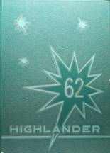 Highland Park High School 1962 yearbook cover photo