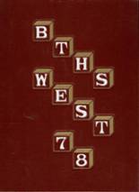 Belleville Township West High School 1978 yearbook cover photo