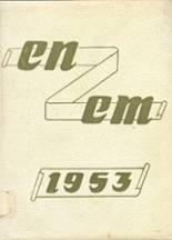 1953 Central High School Yearbook from North manchester, Indiana cover image