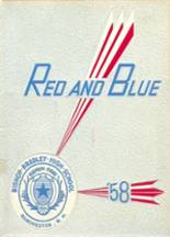 1958 Bishop Bradley High School Yearbook from Manchester, New Hampshire cover image