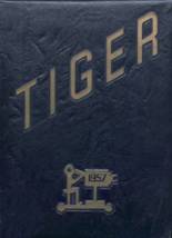 Princeton High School 1957 yearbook cover photo