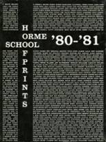 Orme High School 1981 yearbook cover photo