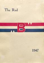 Brodhead High School 1947 yearbook cover photo