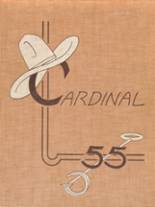 Glendale High School 1955 yearbook cover photo