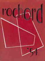 Rochester High School 1954 yearbook cover photo