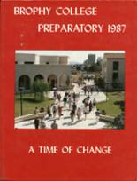 Brophy College Preparatory School 1987 yearbook cover photo