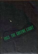 Greene Community High School 1963 yearbook cover photo
