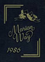 Marian High School 1986 yearbook cover photo