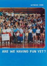 Tucker High School 1986 yearbook cover photo