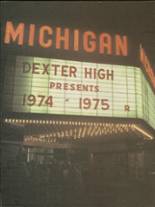 Dexter High School 1975 yearbook cover photo