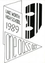 Lake Worth High School 1989 yearbook cover photo