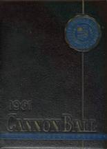 Battle Ground Academy 1961 yearbook cover photo