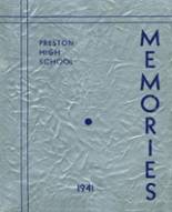 Preston High School 1941 yearbook cover photo