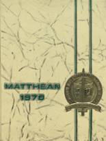 St. Matthew High School 1970 yearbook cover photo