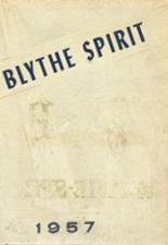 Blythewood High School 1957 yearbook cover photo