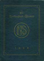 Nottingham High School 1928 yearbook cover photo